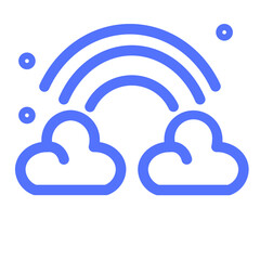 Fototapeta premium Rainbow Icon