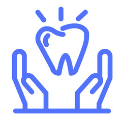 Tooth Teeth Dentist Healthcare Protection Care Icon