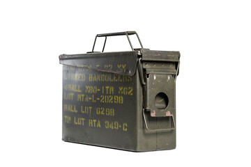 Old ammunition box - obrazy, fototapety, plakaty