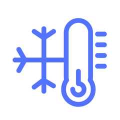 Winter Snow Snowy Temperature Thermometer Cold Icon