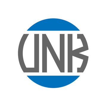 VNK letter logo design on white background. VNK creative initials circle logo concept. VNK letter design.