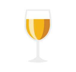 Juice glass vector sign.