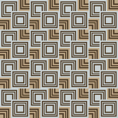 Retro vintage Chinese traditional pattern seamless background geometry square cross kaleidoscope
