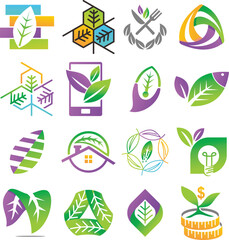 Nature leaf logo design inspiration