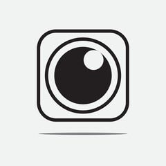 camera to take pictures, vector logo icon