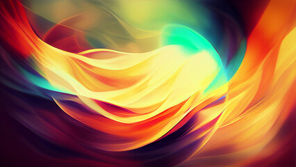 Obraz premium abstract, background, gradient, colorful, digital illustration, digital painting