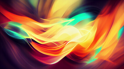Naklejka premium abstract, background, gradient, colorful, digital illustration, digital painting