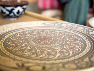 Rishtan potteRishtan pottery is painted and very beautiful.ry