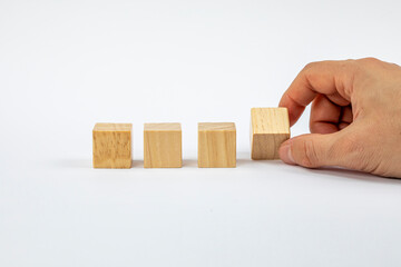 Wood cubes