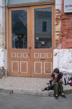 Marba Building is one of Indonesia's cultural heritages located in the Old City of Semarang. Kota Lama Semarang.