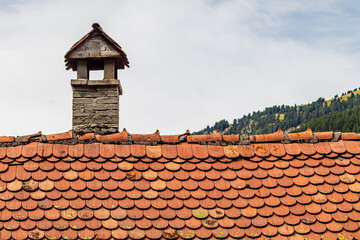 Chimney on the roof