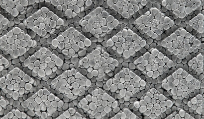 Polystyrene cells foam view as background - obrazy, fototapety, plakaty