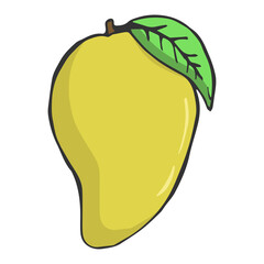 fresh mango fruit illustration