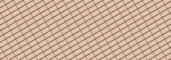 brown brick wall pattern. The texture of old dark brown and gray brick wall panoramic background.