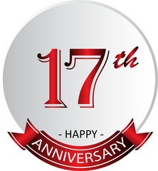 17th anniversary celebration label