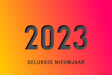 2023 - gelukkig nieuwjaar 2023