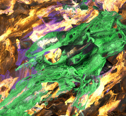 water drops on the rocks