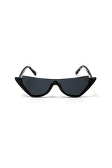 creative sunglasses on white background