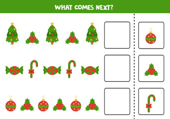 What comes next game with Christmas elements.