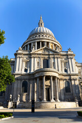 St. Paul's Cathedral, Südfassade, London, Region London, England, Großbritannien, Europa