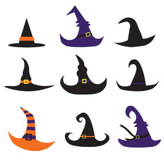 Fototapeta premium Witch Hat vectors for some spooky yet fashionable touch.