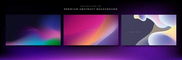 Abstract colorful fluid blur background with 3D render. Water surface. Blue abstract background. Vector illustration for design. Abstract 3D Background. Abstract pastel blurred grainy gradient texture