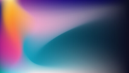 Abstract pastel holographic blurred grainy gradient banner background texture. Colorful digital grain soft noise effect pattern. Lo-fi multicolor vintage retro design.