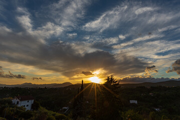 Spectacular photographs of sunsets in Molise, Italy