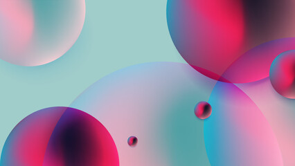 Abstract blurred gradient background with grainy texture vector.