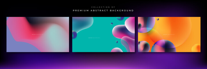 Abstract blurred gradient background with grainy texture vector.