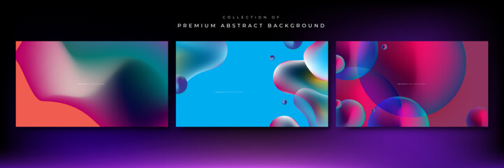 Abstract blurred gradient background with grainy texture vector.