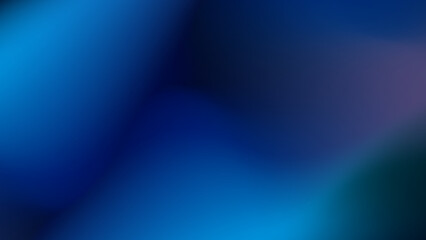 Abstract 3D dark blue and black background with fluid gradient grainy texture and liquid shapes. Modern wallpaper design for social media, idol poster, banner, flyer.