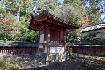 秋の神護寺　和気清麻呂廟　京都市右京区高雄