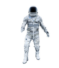 Astronaut transparent 3D rendering High Quality