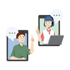 Illustration graphic of Good Customer. Perfect for banner, social media, etc.	