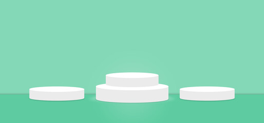 Beach Glass color abstract with stage podium display platform, modern studio, wall scene fashion, stage podium scene with for Award Ceremony and colorful presentation simple art spotlight summer banne