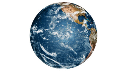 Another view of 3d images of planet earth on an alpha channel background. © BS