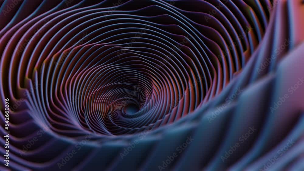 Poster Wonderful Abstract colourful swirl golden ratio background. Starburst dynamic wave. 3d rendering illustration Background pattern for design.	