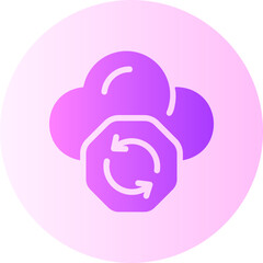 cloud gradient icon