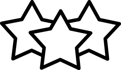 Obraz premium Star line icon. Star Rating, review
