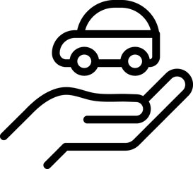 Car insurance icon