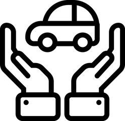 Car insurance icon