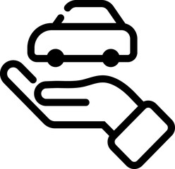 Car insurance icon