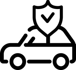 Car insurance icon