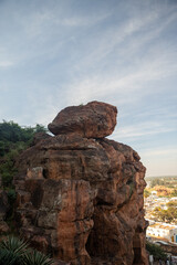 Rock of Badami Pattadakallu, shot on 20 November 2020, Karnataka, India