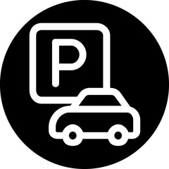 Car parking sign