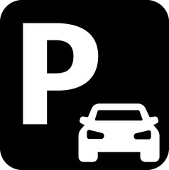 Car parking sign