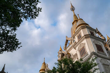 Buu Long pagoda has the unique combination of architectural style of India, Myanmar, Thailand and...