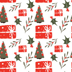 christmas pattern,gift,red,