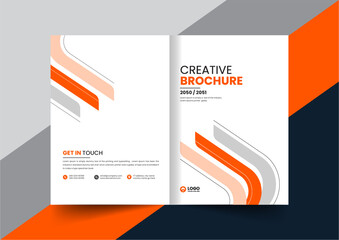 corporate company profile brochure annual report booklet proposal cover page layout concept design